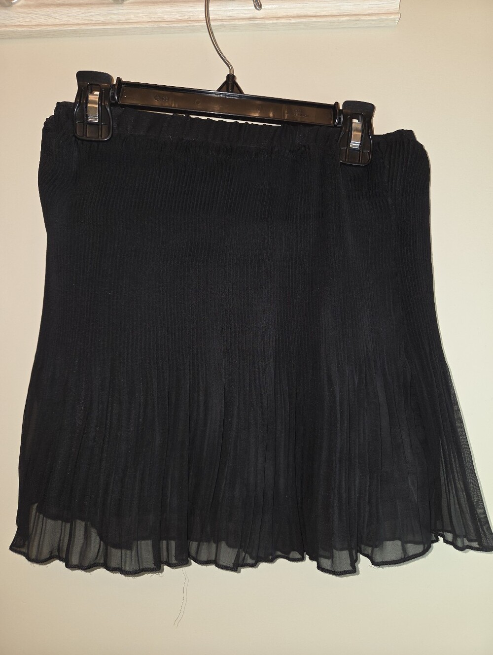 Streetwear Society Black Pleated Mini Skirt